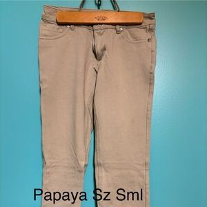 Papaya Tan Skinny Pants